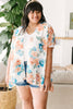 Wildflower Kimono in White
