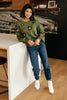 Winter Greens and Spots Sweater