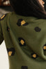Winter Greens and Spots Sweater