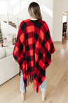 Wishes Shawl Come True in Red