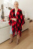 Wishes Shawl Come True in Red