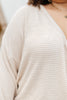 Wrapped In Waffle Knit Top