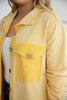 Borrowed From My Boyfriend Jacket in Yellow- 8/5/2021