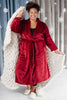 You Time Robe in Burgundy