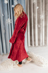 You Time Robe in Burgundy