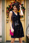 A Kiss At Midnight Sequin Dress