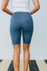 Aero Biker Shorts In Denim