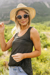 All Day Tank In Charcoal