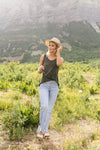 All Day Tank In Charcoal