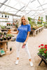 America Graphic Tee In Heather Royal