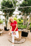 America Graphic Tee In Red