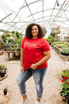 America Graphic Tee In Red