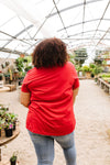 America Graphic Tee In Red