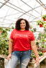 America Graphic Tee In Red