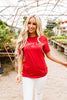 America Graphic Tee In Red