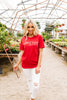 America Graphic Tee In Red