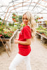 America Graphic Tee In Red