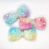 Tie Dye Fuzzy Hair Bow