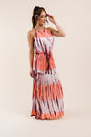 Bamboo Coral Halter Dress