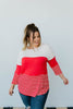 Block Talk Top In Red