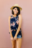 Blooming Navy Tank