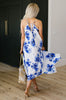 Blue Hibiscus Sun Dress