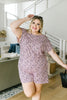 Blushing Leopard Romper