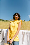 Build Me Up Buttercup Top In Yellow