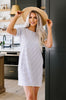 Buttoned To A T-Shirt Dress