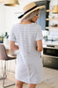 Buttoned To A T-Shirt Dress