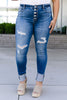 Buttons Holes & Cuffs Jeans