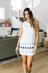 Camden Embroidered Shift Dress