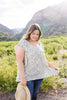Cascading Ruffles Top In Ivory