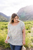 Cascading Ruffles Top In Ivory