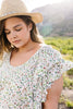 Cascading Ruffles Top In Ivory