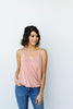 Charlize Surplice Tank In Blush