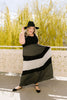 Chevron Skirt Tank Maxi Dress