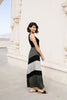 Chevron Skirt Tank Maxi Dress