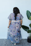 Chiffon Medallions Long Kimono