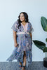 Chiffon Medallions Long Kimono