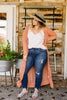 Copper Sweater Maxi Cardi