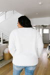 Count The Ways Fuzzy Pullover In Ivory