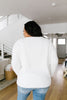 Count The Ways Fuzzy Pullover In Ivory