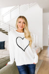 Count The Ways Fuzzy Pullover In Ivory