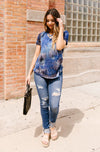 Cross My Heart, Hope To Tie Dye Top