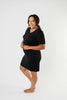 Cute Comfort Dress In Black