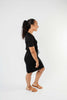 Cute Comfort Dress In Black