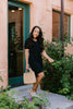 Cute Comfort Dress In Black