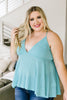 Daisy Woven Cami In Blue