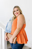 Daisy Woven Cami In Coral